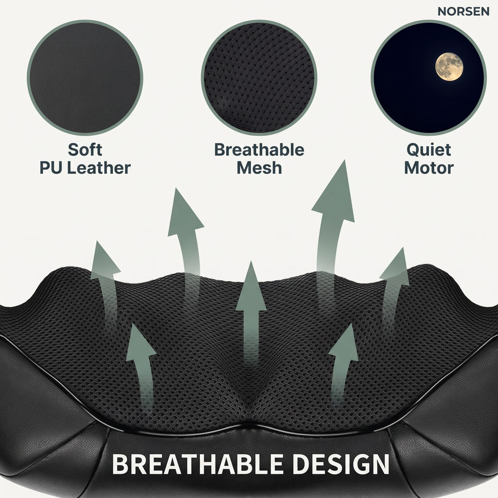 NORSEN™ Shiatsu Neck & Shoulder Massager with Heat
