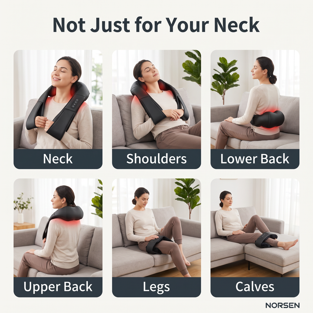 NORSEN™ Shiatsu Neck & Shoulder Massager with Heat